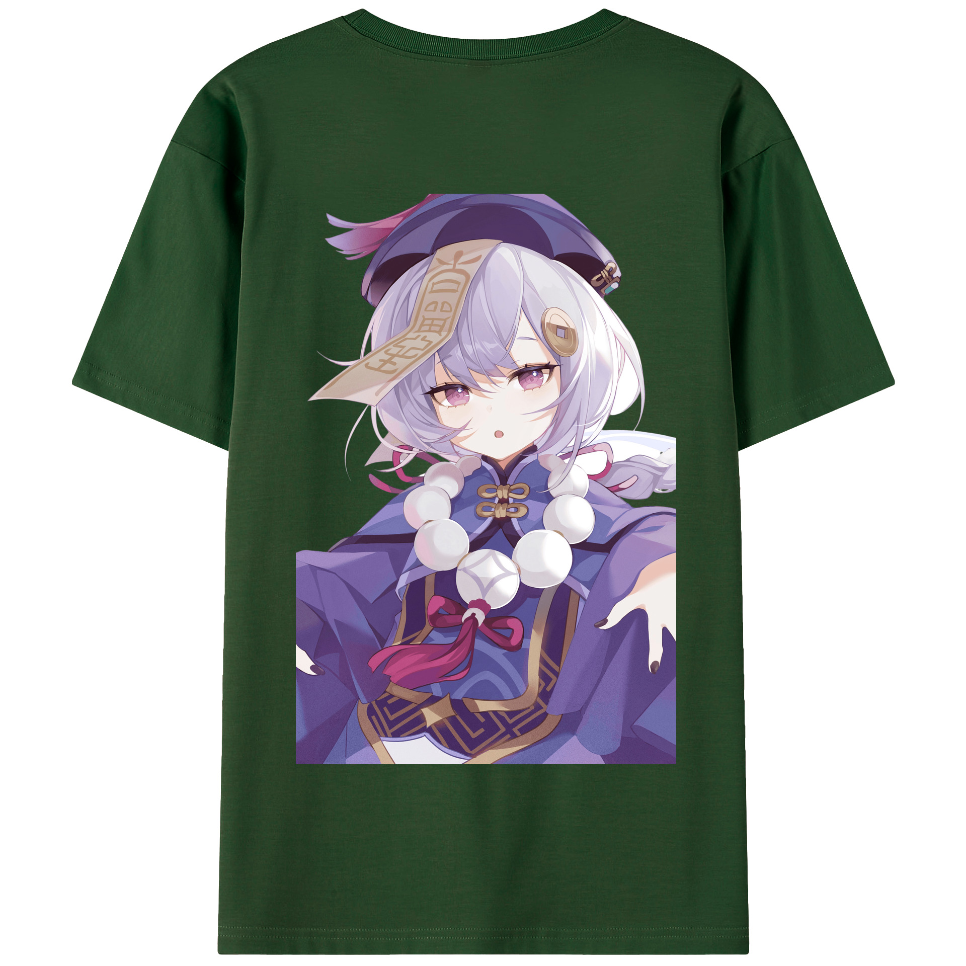 げんし神 七七 なな  genshin Nana 綿100％半袖Tシャツ（背面プリント）